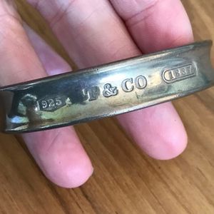 Tiffany & Co 'Classic T & CO" Sterling Cuff